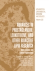 Image for Advances in Prostaglandin, Leukotriene, and other Bioactive Lipid Research: Basic Science and Clinical Applications