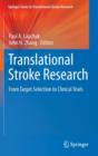 Image for Translational stroke research  : from target selection to clinical trials