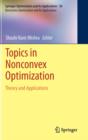 Image for Topics in Nonconvex Optimization