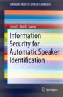 Image for Information security for automated speech recognition