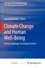 Image for Climate Change and Human Well-Being