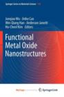 Image for Functional Metal Oxide Nanostructures