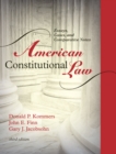 Image for American Constitutional Law: Essays, Cases, and Comparative Notes