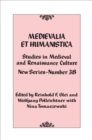 Image for Medievalia et Humanistica, No. 38 : Studies in Medieval and Renaissance Culture: New Series