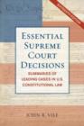 Image for Essential Supreme Court Decisions