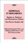 Image for Medievalia et humanistica  : studies in medieval and Renaissance cultureNo. 40