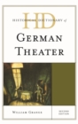 Image for Historical dictionary of German theater