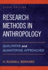 Image for Research methods in anthropology: qualitative and quantitative approaches
