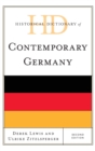 Image for Historical dictionary of contemporary Germany