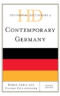 Image for Historical Dictionary of Contemporary Germany