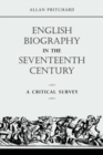 Image for English Biography in the Seventeenth Century