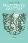 Image for Studies In The Eighteenth Century Iii : Papers Presented At The Third David Nichol Smith Memorial Seminar, Canberra