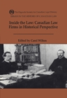 Image for Inside the Law: Canadian Law Firms in Historical Perspective