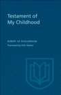 Image for Testament of My Childhood
