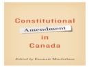 Image for Constitutional Amendment in Canada