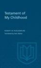 Image for Testament of My Childhood