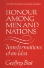 Image for Honour Among Men and Nations: Transformations of an idea