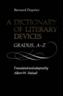 Image for A Dictionary of Literary Devices: Gradus, A-Z.