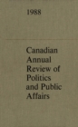 Image for Canadian Annual Review of  Politics and Public Affairs: 1988