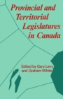 Image for Provincial and Teritorial Legislatures I