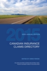 Image for Canadian Insurance Claims Directory 2015