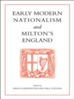 Image for Early Modern Nationalism and Milton&#39;s England