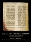 Image for Williams Hebrew Syntax (3rd Edition)