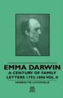 Image for Emma Darwin - A Century Of Family Letters 1792-1896 Vol II