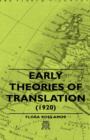 Image for Early Theories Of Translation (1920)