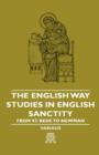 Image for The English Way - Studies In English Sanctity From St. Bede To Newman