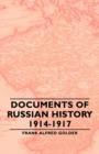 Image for Documents Of Russian History 1914-1917