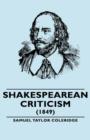 Image for Shakespearean Criticism - (1849)