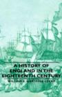 Image for A History Of England In The Eighteenth Century