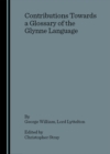 Image for Contribution towards a glossary of the Glynne language