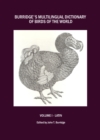 Image for Burridge&#39;s multilingual dictionary of birds of the world