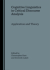 Image for Cognitive linguistics in critical discourse analysis: application and theory