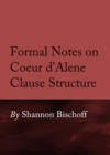 Image for Formal notes on Coeur d&#39;Alene clause structure