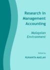 Image for Research in management accounting: Malaysian environment