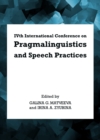 Image for IVth International Conference on Pragmalinguistics and Speech Practices
