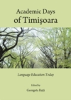Image for Academic days of Timisoara: language education today
