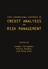 Image for First International Conference on Credit Analysis and Risk Management