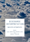 Image for Discourse interpretation: approaches and applications