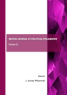 Image for Review Journal of Political Philosophy: Volume 11