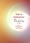 Image for Talk in institutions: a LANSI volume