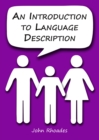 Image for An introduction to language description