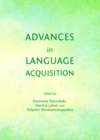 Image for Advances in language acquisition