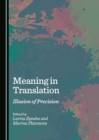 Image for Meaning in Translation: Illusion of Precision