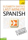 Image for Teach Yourself Last-minute Spanish
