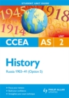 Image for CCEA AS historyUnit 2,: Russia 1903-41 (Option 5) : Unit 2, option 5
