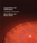 Image for Linguistics for Clinicians: A Practical Introduction